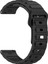 Amazfit Pace 46MM Uyumlu Kordon Kayış Silikon 22/132KRD Siyah 1