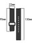 Amazfit Pace 46MM Uyumlu Kordon Kayış Silikon 22/132KRD Siyah 3