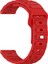 Honor Watch Gs Pro Uyumlu Kordon Kayış Silikon 22/132KRD Kırmızı 1