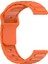 Huawei Watch Gt 3 Elite 46MM Uyumlu Kordon Kayış Silikon 22/132KRD Turuncu 2