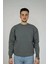 Minimalist Pamuklu Oversize Bisiklet Yaka Sweatshirt 1