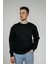 Minimalist Pamuklu Oversize Bisiklet Yaka Sweatshirt 1