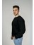 Minimalist Pamuklu Oversize Bisiklet Yaka Sweatshirt 2
