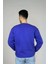 Minimalist Pamuklu Oversize Bisiklet Yaka Sweatshirt 3