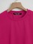 Unisex Oversize Bisiklet Yaka You Are Baskılı Basic T-Shirt - Fuşya 3