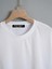 Unisex Oversize Bisiklet Yaka Theree Love Baskılı Basic T-Shirt - Beyaz 3