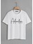 Unisex Oversize Bisiklet Yaka Adventure Baskılı Basic T-Shirt - Beyaz 1