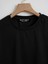 Unisex Oversize Bisiklet Yaka Theree Love Baskılı Basic T-Shirt - Siyah 3