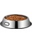 Paslanmaz Çelik 1000 ml Gri Kaymaz Taban Kedi Köpek Mama ve Su Kabı CIN569-26 1
