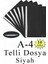 Telli Dosya Plastik A4 10 Lu 1 Paket Poşet Dosyalara Uyumlu Ekonomik Şeffaf Kapak Telli Dosya Okul Büro Ofis 1
