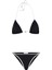 Biye Detaylı Aksesuarlı Siyah Bikini Takım 1