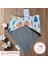 Pamuk Ekstra Soft 2 Kat Müslin Bebek Fuları Salya & Mama Önlüğü 45cm 3 Çıtçıtlı Pumpkin 2