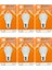 (6 adet) Osaka 7W (50W) Sarı IŞIK E27 DUYLU (Kalın Duy) LED Mini Ampul 1