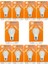 (10 adet) Osaka 7W (50W) Sarı IŞIK E27 DUYLU (Kalın Duy) LED Mini Ampul 1