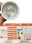 (8 adet) Osaka 7W (50W) Beyaz Işık (6500K) G4 DUYLU (Iğne Bacak) LED Çanak Ampul 4