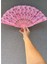 Toz Pembe Renkli Pullu Yelpaze 1