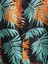 Gorglıtter Erkek Hawaii Tropikal Düğmeli Ön Kısa Kollu Boho Plaj Gömleği 3