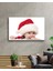 Marsilyan- Kırmızı Noel Şapkalı Bebek Cam Tablo 2