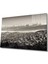 Marsilyan- Siyah Beyaz Istanbul Kuş Bakışı Manzaralı Cam Tablo 1