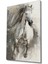 Marsilyan- Beyaz At Cam Tablo, White Horse 1