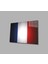 Marsilyan- Fransa Bayrağı Cam Tablo France Flag 1