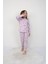 %100 pamuk sağlığa duyarlı kız çocuk uzun kollu çiçek desenli pijama takımı (3,4,5,6,7,8,9,10,11,12 yaş) 3