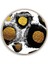 Gold Halkalar Yuvarlak Cam Tablo 3