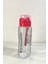 Su Matarası Şeffaf Pipetli Matara 750 ml -Kırmızı 1