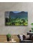 Marsilyan- Göl Orman Manzara Yeşil Cam Tablo 2