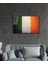 Marsilyan- Irlanda Bayrağı Cam Tablo Irish Flag 2