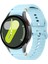 Samsung Galaxy Watch 4/5/6/7/fe/40/40/44 Classic 42/43/46/47MM Uyumlu Kordon Terleme Yaptırmaz Silikon 1