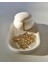 Tealight Mumluk & Tepsi Seti | Özel Tasarım | Kabartmalı Desen | 3 Parça | Gold Boyama 3
