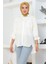 B Bsma Gömlek Beyaz - Sarı Puantiye 301 1