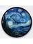 Vincent Van Gogh 40 cm The Starry Night Ahşap Duvar Saati 3
