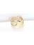 Düğüm Model Gold Renk Ayarlanabilir Yüzük - TJ-BYK3126 2