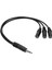 3.5 M Stereo Erkek 3 Boğum /3 x 3.5mm Stereo Dişi 5+1 Kablo (4887) 1