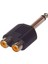 6.3 mm Mono Erkek / 2 Rca Dişi Çevirici Jack (4887) 1