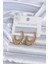 316L Çelik Gold Renk Işlemeli Halka Model Kadın Küpe - TJ-BKP7890 1