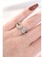 Zirkon Taşlı Silver Renk Ayarlanabilir Yüzük - TJ-BYK3108 2