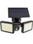 W770B Sensörlü 36 Cob Ledli Solar Aydınlatmalı Duvar Lambası (4887) 1