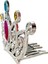Gümüş Renk Taraklı Model Prenses Kraliçe Tacı 2 No 12 x 7 cm (4887) 4