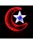Ay Yıldız Işık Pano Türk Bayrağı Bigem BM-079 3