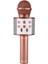 Karaoke Mikrofonlu Hoparlör - Şarjlı -Bluetooth Rose Gold (4887) 1