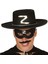 Z Logolu Yetişkin Zorro Şapkası ve Zorro Maskesi 1