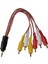 3.5 mm Stereo Erkek / 6 Rca Erkek 5+1 Kablo (4887) 2