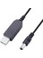 USB To Dc 5.5*2.5 mm Uçlu 9 Volt 1 Amper 5 Voltu-9 Volta Çevirici Adaptör (4887) 1