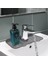 Lavabo Için Silikon Esnek Mat Musluk Sapı Damlama Tutucu Raf Mutfak Tezgahı Sıçrama Koruma 4