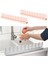 Vantuzlu Kauçuk Sıvı Su Sızdırmaz Izalasyon Mutfak Banyo Duş Bariyeri Lavabo Kenar Tutucu Set (4887) 1