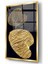 Gold Yapraklar Cam Tablo 2