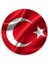 Marsilyan- Bayrak Yuvarlak Cam Tablo 3